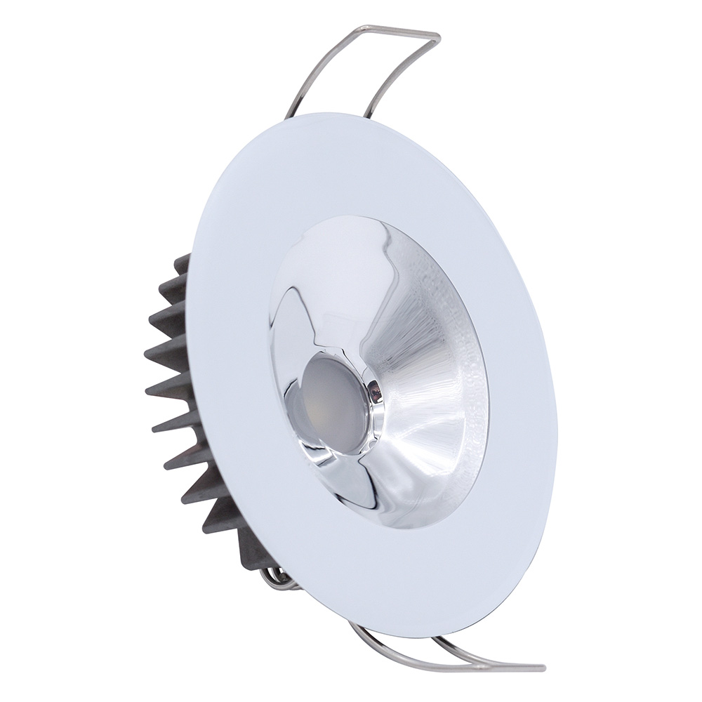 Lumitec Illusion Flush Mount LED Down Light - Spectrum RGBW - Cool White - White Housing - Chrome Reflector 1 Lumitec Illusion Flush Mount LED Down Light - Spectrum RGBW - Cool White - White Housing - Chrome Reflector
