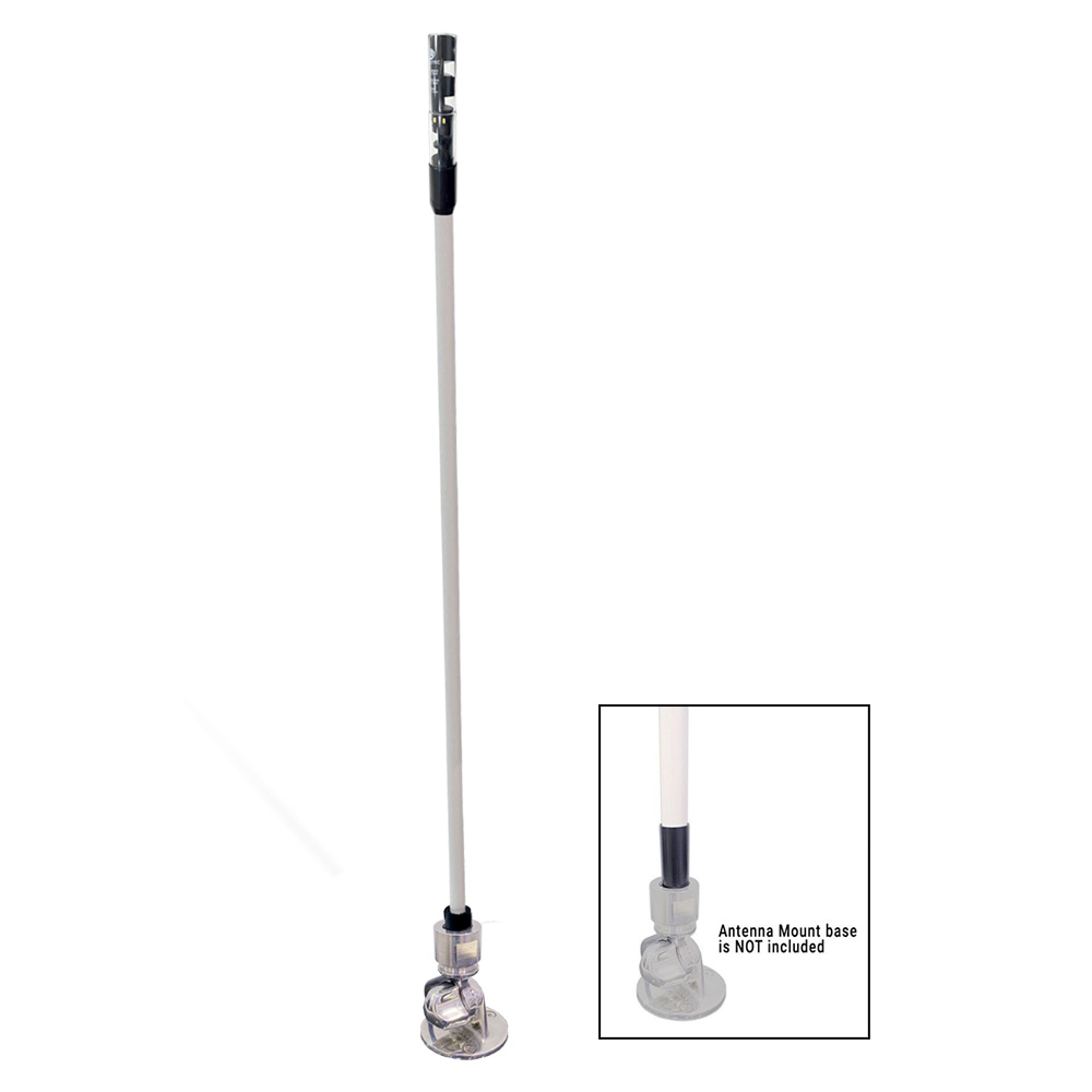 Lumitec Contour Masthead Combo Light w/Antenna Mount *Antenna Mount Base Not Included 1 Lumitec Contour Masthead Combo Light w/Antenna Mount *Antenna Mount Base Not Included