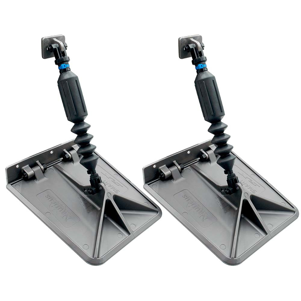 Smart Tabs SX Trim Tabs by Lectrotab 9.5" x 10" for 13'-15' Boats with 30lb Actuators - 30-40HP - Gunmetal Grey 1 Smart Tabs SX Trim Tabs by Lectrotab 9.5" x 10" for 13'-15' Boats with 30lb Actuators - 30-40HP - Gunmetal Grey
