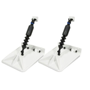 Smart Tabs SX Trim Tabs by Lectrotab 9.5” x 10” for 13'-15’ Boat with 30 - 40HP - White