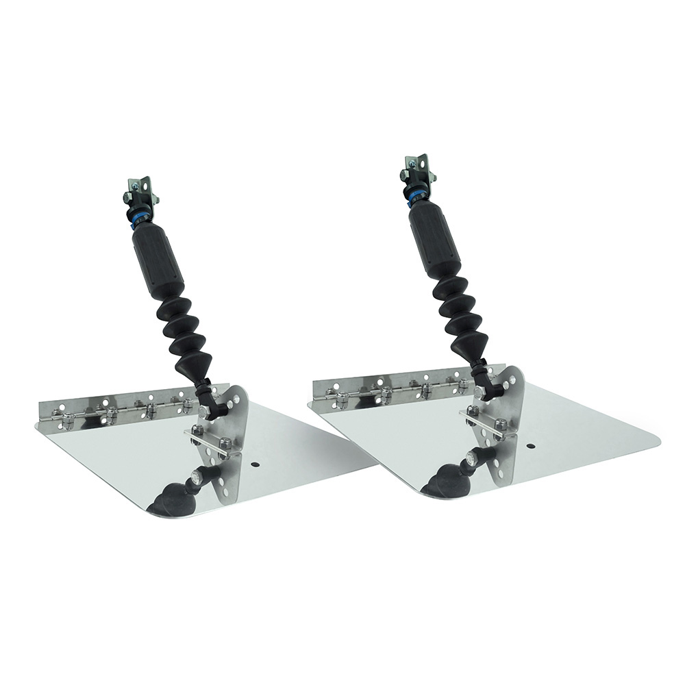 Smart Tab Trim Tabs by Lectrotab 12" X 9" for 18'-22' Boats with 150-240 HP 1 Smart Tab Trim Tabs by Lectrotab 12" X 9" for 18'-22' Boats with 150-240 HP