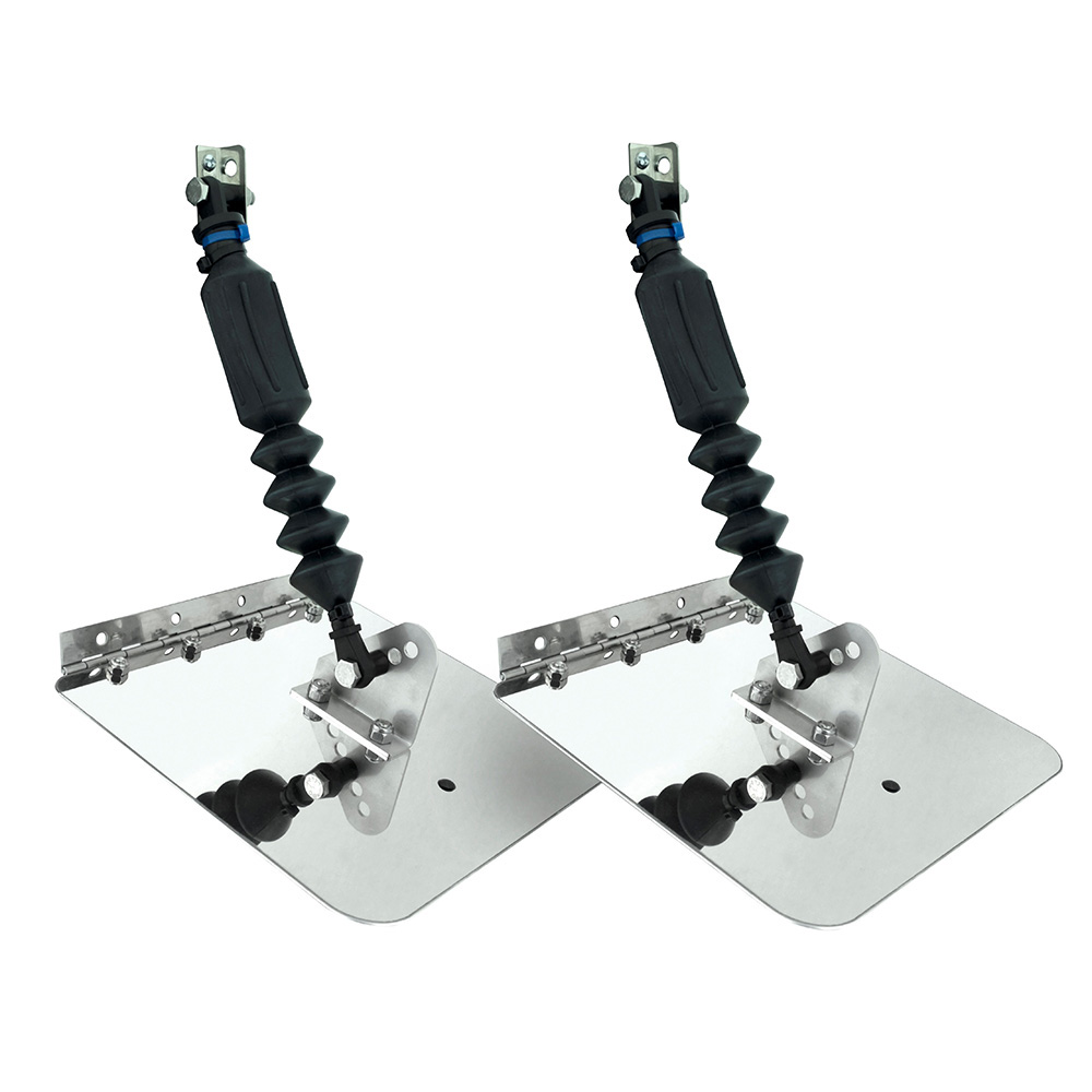 Smart Tab Trim Tabs by Lectrotab 9" X 8" for 12'-16' Boats with 40-80 HP 1 Smart Tab Trim Tabs by Lectrotab 9" X 8" for 12'-16' Boats with 40-80 HP