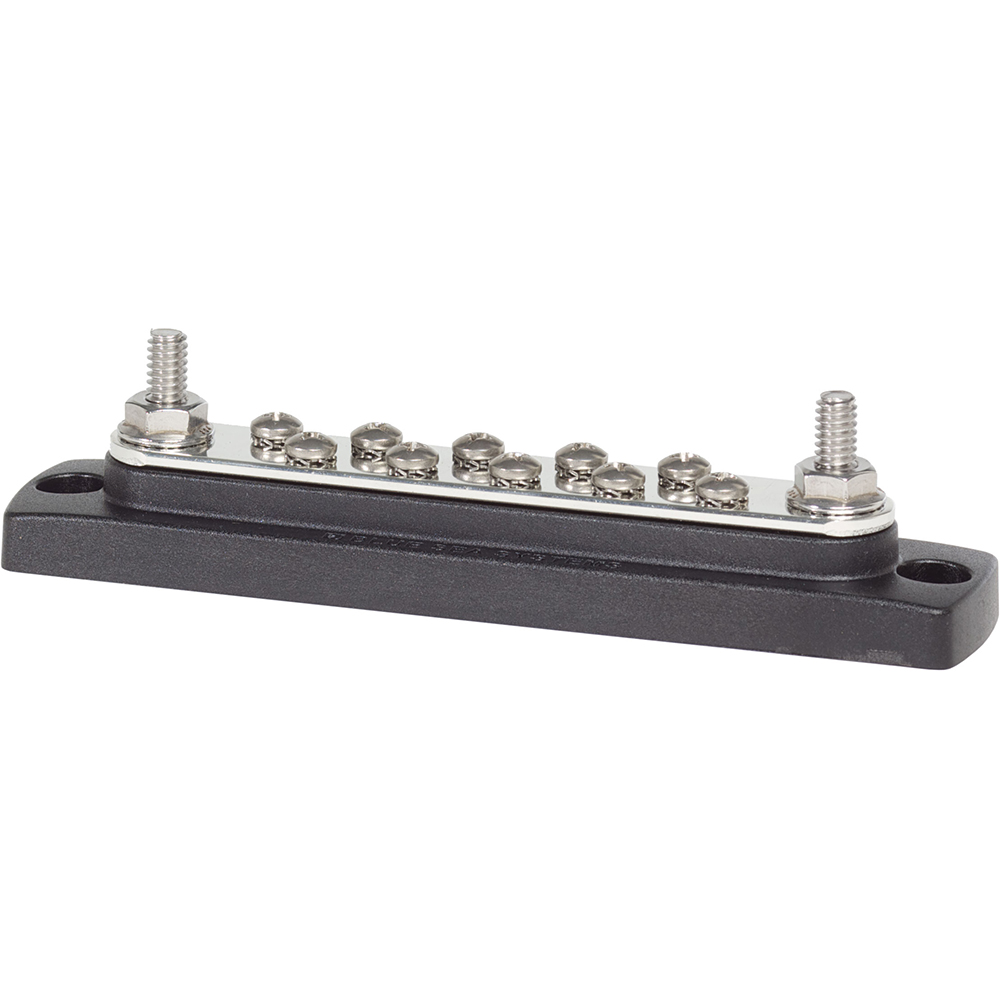 Blue Sea Systems 2301 150AMP Common BusBar 10 x #8-32 Screw Terminal 1 Blue Sea Systems 2301 150AMP Common BusBar 10 x #8-32 Screw Terminal