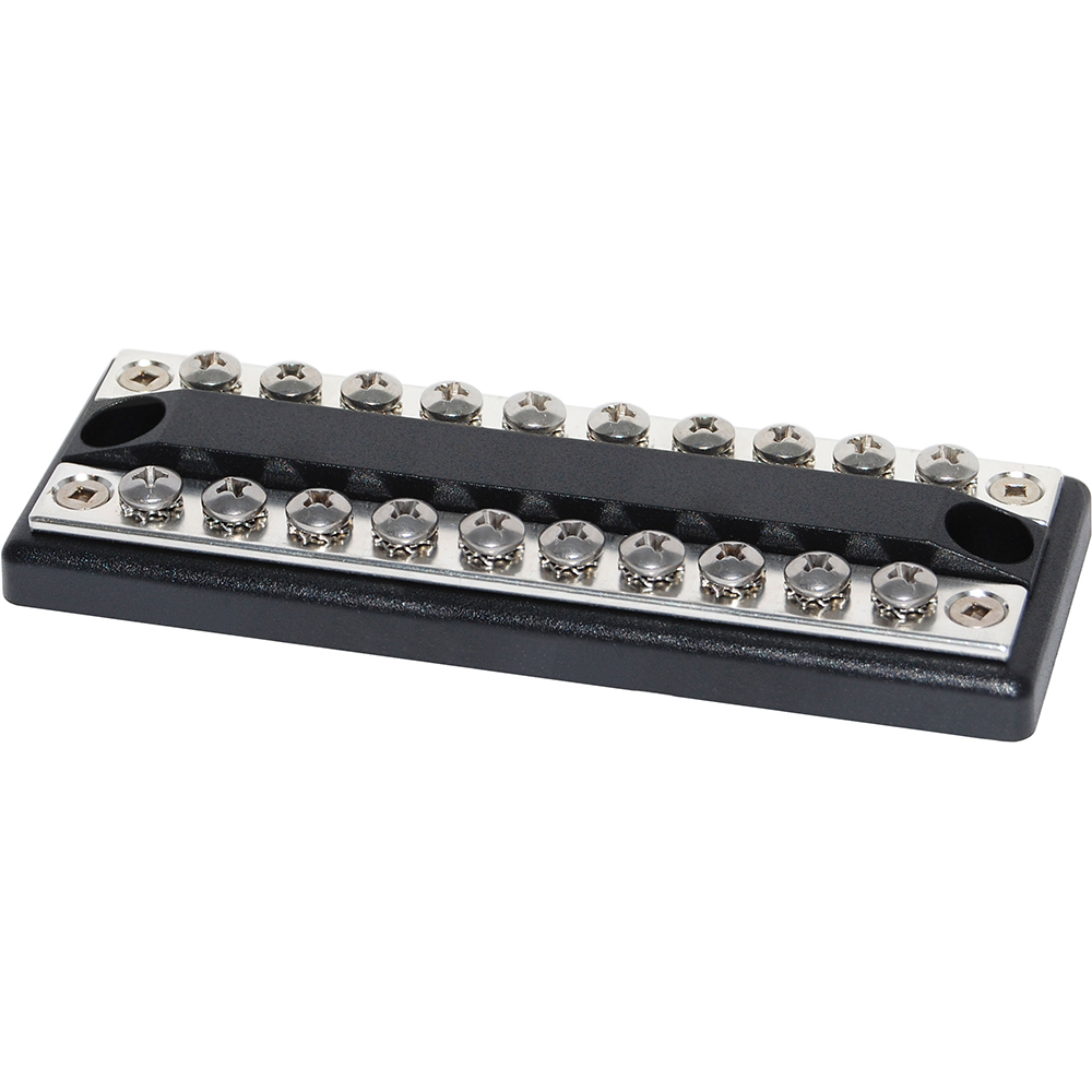 Blue Sea Systems 2702 DualBus 100AMP Common BusBar 10 x 8-32 Screw Terminal 1 Blue Sea Systems 2702 DualBus 100AMP Common BusBar 10 x 8-32 Screw Terminal