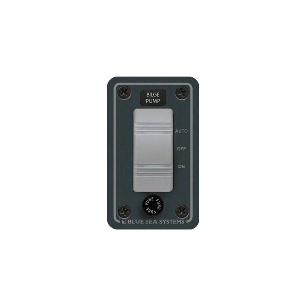 Blue Sea Systems 8263 Contura Single Bilge Pump Control Panel 1 Blue Sea Systems 8263 Contura Single Bilge Pump Control Panel