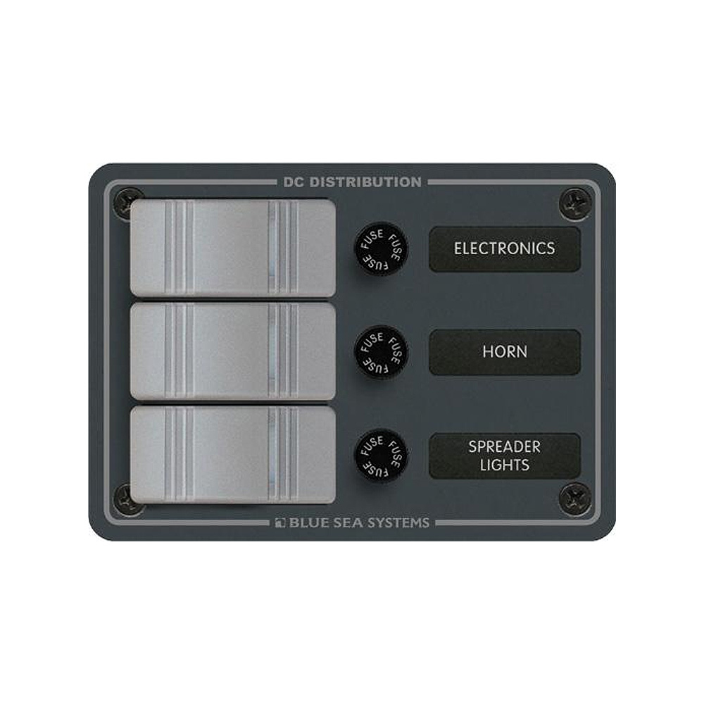 Blue Sea Systems 8054 Slate Grey - 3 Position - Vertical 1 Blue Sea Systems 8054 Slate Grey - 3 Position - Vertical