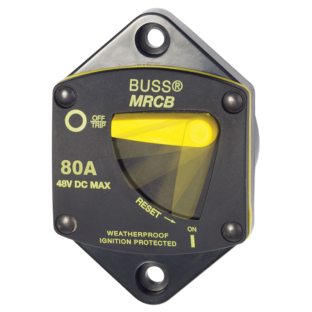 Blue Sea Systems 7042 187-Series Circuit Breaker - Panel Mount 80A 1 Blue Sea Systems 7042 187-Series Circuit Breaker - Panel Mount 80A