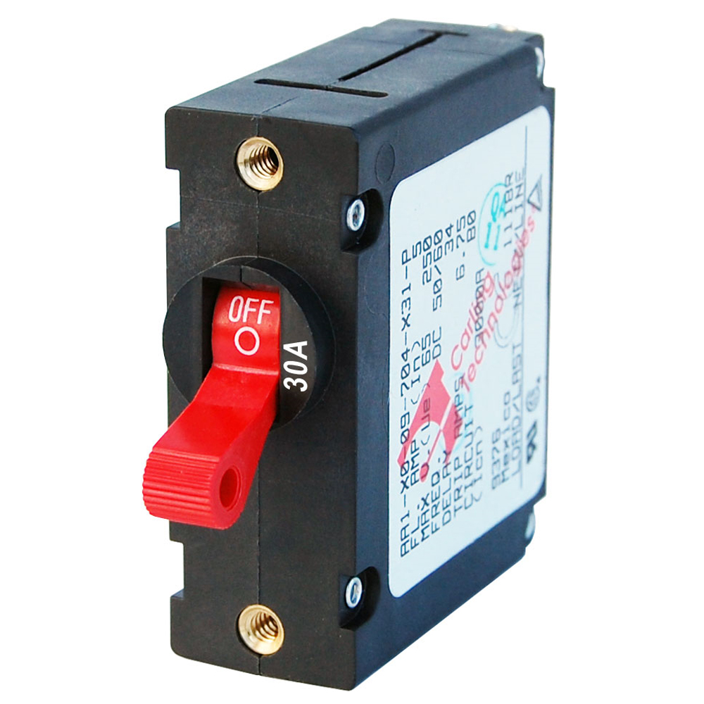 Blue Sea Systems 7221 AC / DC Single Pole Magnetic World Circuit Breaker - 30 Amp 1 Blue Sea Systems 7221 AC / DC Single Pole Magnetic World Circuit Breaker - 30 Amp