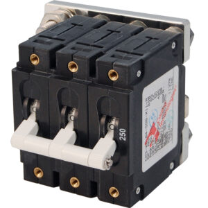 Blue Sea Systems 7270 250A C-Series Triple Pole Toggle DC Circuit Breaker