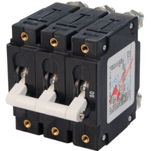 Blue Sea Systems 7289 C-Series Triple Pole Circuit Breaker - 80A