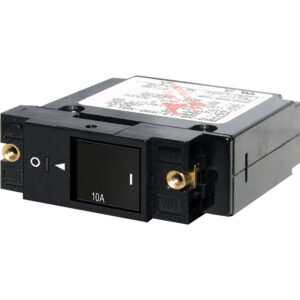 Blue Sea Systems 7427 Single Pole Small Case 2" Slot Reset Rocker Circuit Breaker - 10 Amp