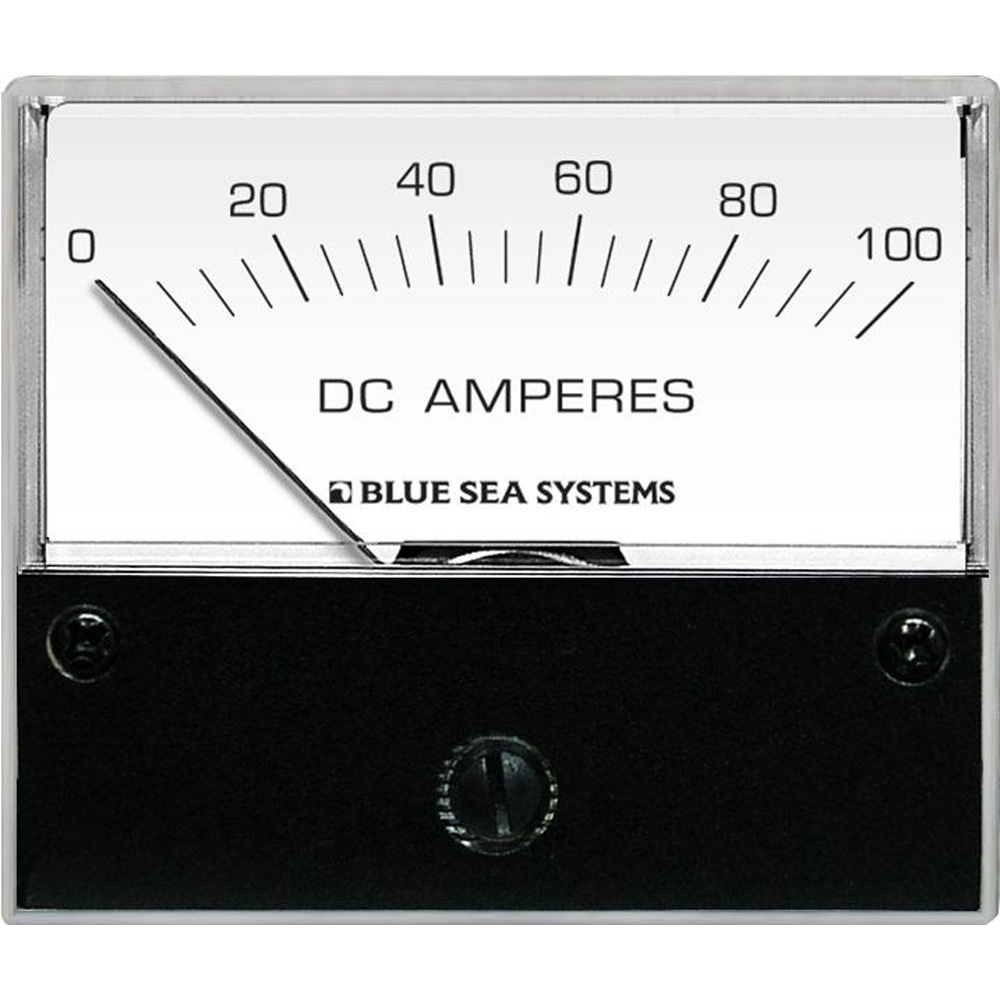 Blue Sea Systems 8017 DC Analog Ammeter - 2-3/4" Face, 0-100 Amperes DC 1 Blue Sea Systems 8017 DC Analog Ammeter - 2-3/4" Face, 0-100 Amperes DC