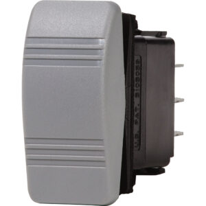 Blue Sea Systems 8222 Water Resistant Contura III Switch - (ON)-OFF-(ON) - Grey