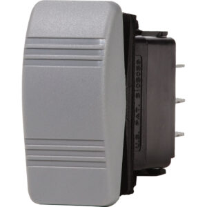 Blue Sea Systems 8231 Water Resistant Contura III Switch - OFF-(ON) - Grey