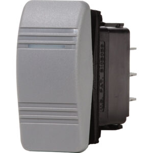 Blue Sea Systems 8233 Water Resistant Contura III Switch - (ON)-OFF-ON - Grey