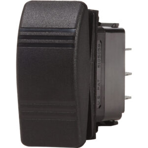 Blue Sea Systems 8290 Water Resistant Contura III Switch - (ON)-OFF-(ON) - Black