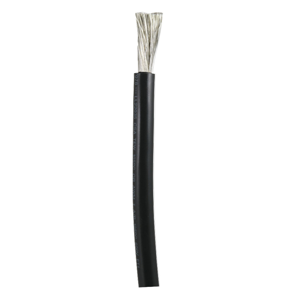 Ancor Black 2/0 AWG Battery Cable - Sold By The Foot 1 Ancor Black 2/0 AWG Battery Cable - Sold By The Foot