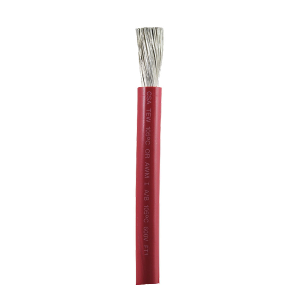 Ancor Red 2/0 AWG Battery Cable - Sold By The Foot 1 Ancor Red 2/0 AWG Battery Cable - Sold By The Foot