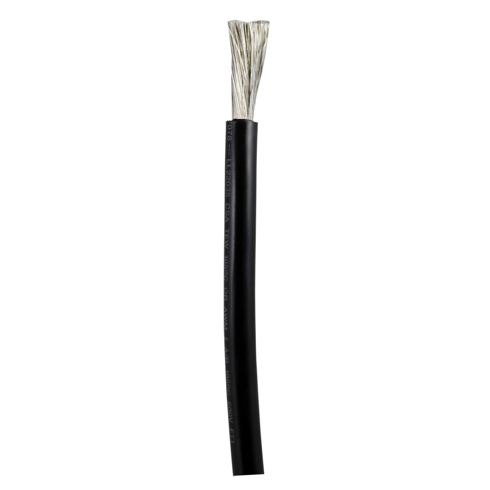 Ancor Black 8 AWG Battery Cable - Sold By The Foot 1 Ancor Black 8 AWG Battery Cable - Sold By The Foot