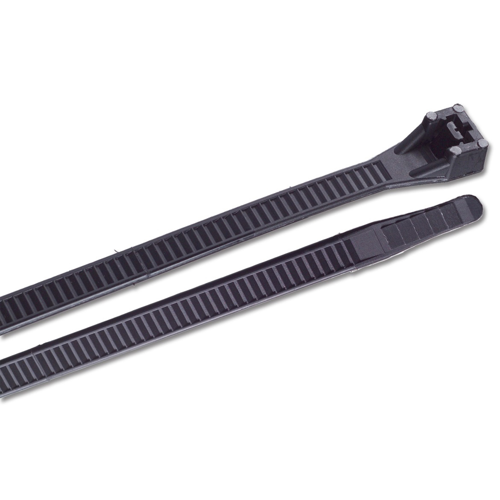 Ancor 15" UV Black Heavy Duty Cable Zip Ties - 100 Pack 1 Ancor 15" UV Black Heavy Duty Cable Zip Ties - 100 Pack