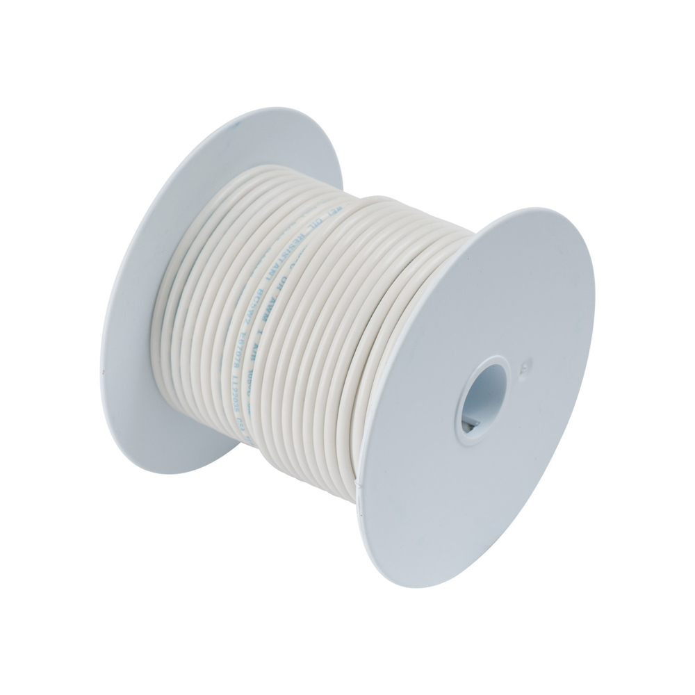 Ancor White 12 AWG Tinner Copper Wire - 100' 1 Ancor White 12 AWG Tinner Copper Wire - 100'