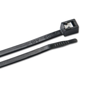 Ancor 11" UV Black Self Cutting Cable Zip Ties - 50 - Pack