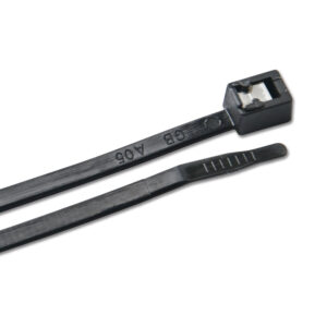 Ancor 8" UV Black Self Cutting Cable Zip Ties - 500 - Pack