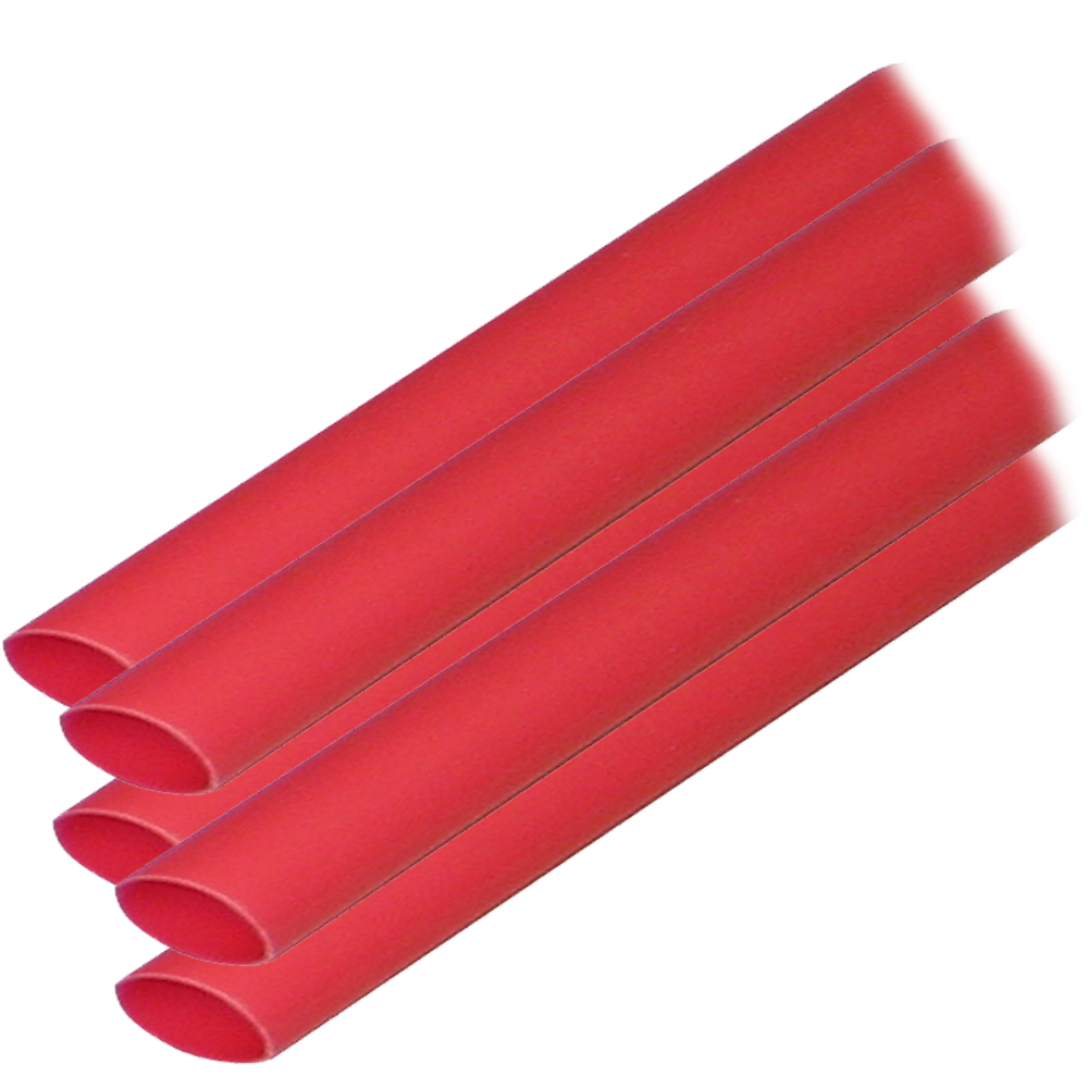 Ancor Adhesive Lined Heat Shrink Tubing (ALT) - 3/8" x 12" - 5 - Pack - Red 1 Ancor Adhesive Lined Heat Shrink Tubing (ALT) - 3/8" x 12" - 5 - Pack - Red
