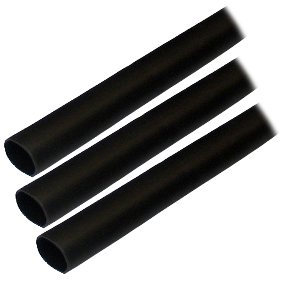 Ancor Adhesive Lined Heat Shrink Tubing (ALT) - 1/2" x 3" - 3 - Pack - Black 1 Ancor Adhesive Lined Heat Shrink Tubing (ALT) - 1/2" x 3" - 3 - Pack - Black