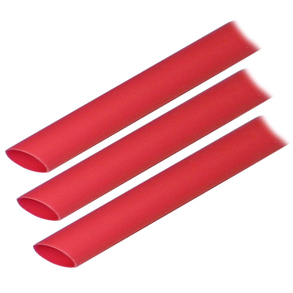 Ancor Adhesive Lined Heat Shrink Tubing (ALT) - 1/2" x 3" - 3 - Pack - Red 1 Ancor Adhesive Lined Heat Shrink Tubing (ALT) - 1/2" x 3" - 3 - Pack - Red
