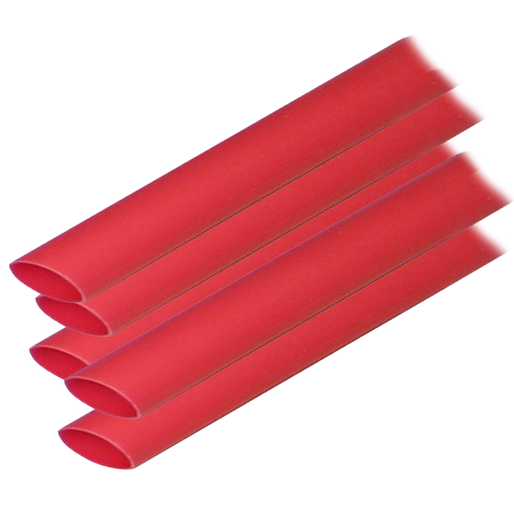 Ancor Adhesive Lined Heat Shrink Tubing (ALT) - 1/2" x 12" - 5 - Pack - Red 1 Ancor Adhesive Lined Heat Shrink Tubing (ALT) - 1/2" x 12" - 5 - Pack - Red
