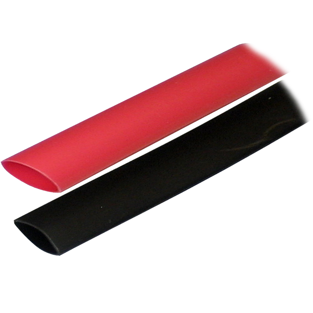 Ancor Adhesive Lined Heat Shrink Tubing (ALT) - 3/4" x 3" - 2 - Pack - Black/Red 1 Ancor Adhesive Lined Heat Shrink Tubing (ALT) - 3/4" x 3" - 2 - Pack - Black/Red