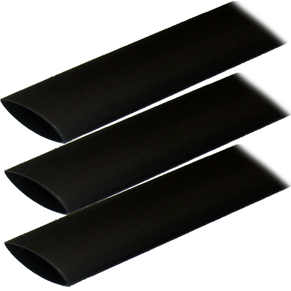 Ancor Adhesive Lined Heat Shrink Tubing (ALT) - 1" x 12" - 3 - Pack - Black 1 Ancor Adhesive Lined Heat Shrink Tubing (ALT) - 1" x 12" - 3 - Pack - Black