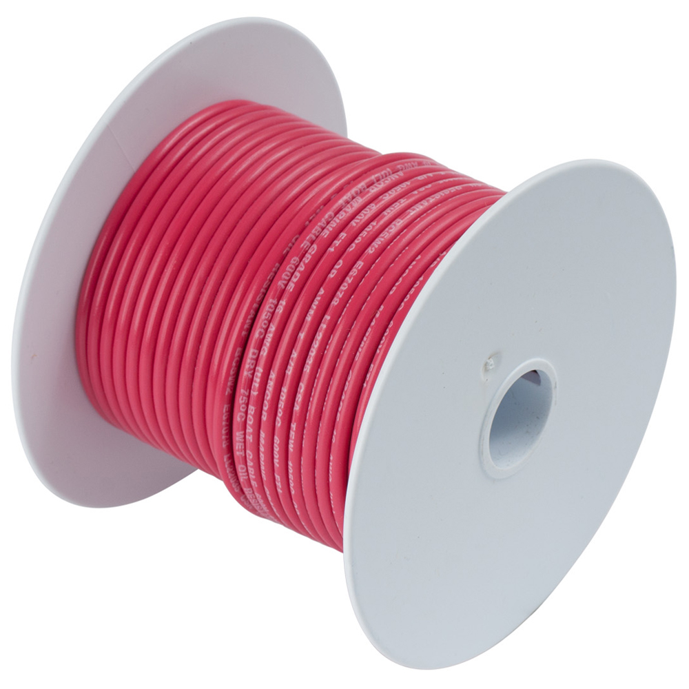 Ancor Red 18 AWG Tinned Copper Wire - 100' 1 Ancor Red 18 AWG Tinned Copper Wire - 100'