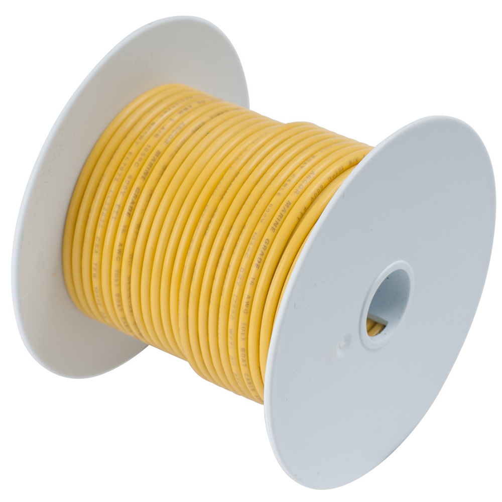 Ancor Yellow 14 AWG Tinned Copper Wire - 500' 1 Ancor Yellow 14 AWG Tinned Copper Wire - 500'