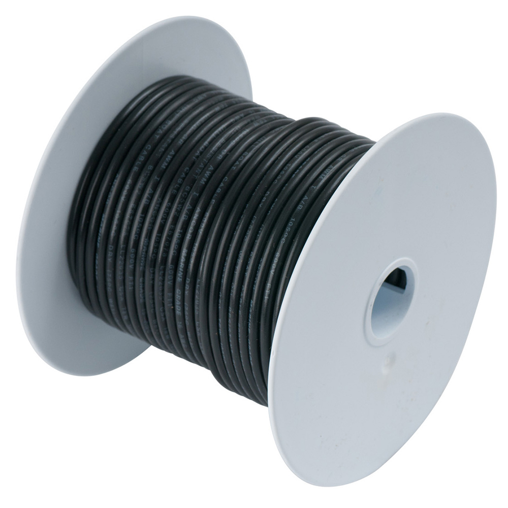 Ancor Black 1 AWG Tinned Copper Battery Cable - 50' 1 Ancor Black 1 AWG Tinned Copper Battery Cable - 50'