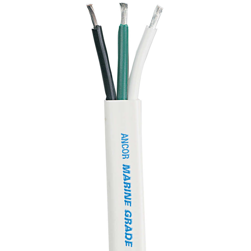 Ancor White Triplex Cable - 6/3 AWG - Flat - 50' 1 Ancor White Triplex Cable - 6/3 AWG - Flat - 50'