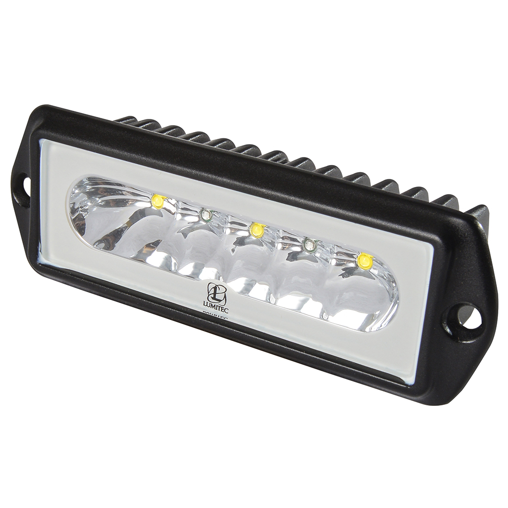 Lumitec Capri2 - Flush Mount LED Flood Light - Black Housing - 2-Color White/Blue Dimming 2 Lumitec Capri2 - Flush Mount LED Flood Light - Black Housing - 2-Color White/Blue Dimming - Image 2