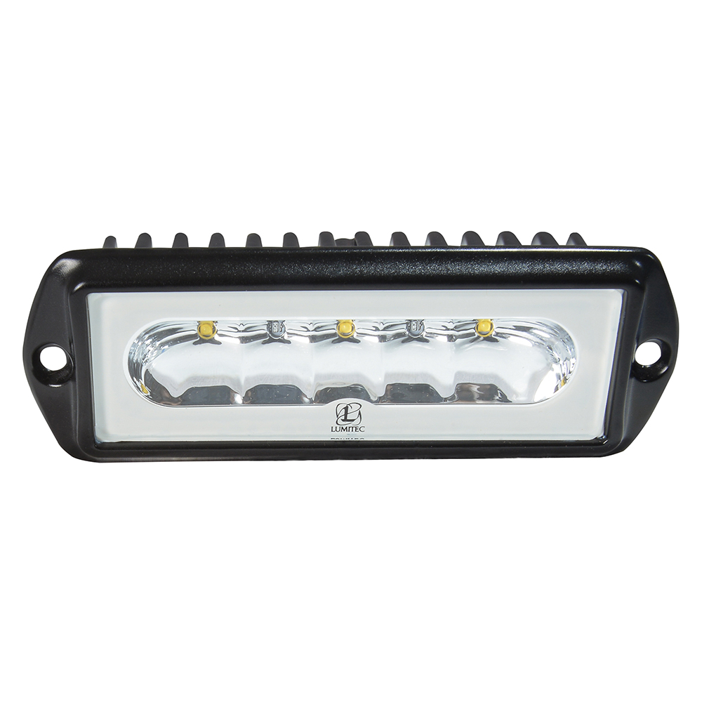 Lumitec Capri2 - Flush Mount LED Flood Light - Black Housing - 2-Color White/Blue Dimming 3 Lumitec Capri2 - Flush Mount LED Flood Light - Black Housing - 2-Color White/Blue Dimming - Image 3