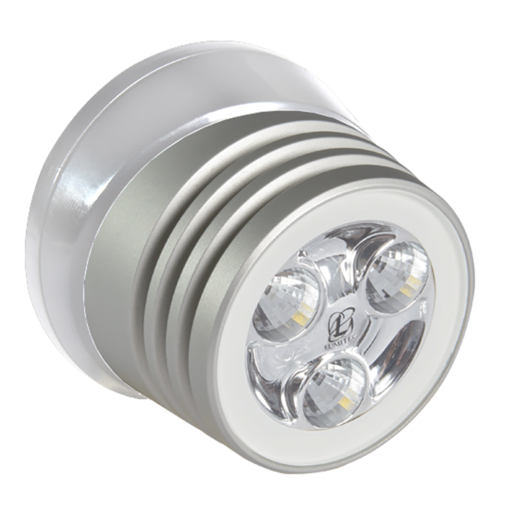 Lumitec Zephyr LED Spreader/Deck Light - Brushed White Base - White Non-Dimming 1 Lumitec Zephyr LED Spreader/Deck Light - Brushed White Base - White Non-Dimming