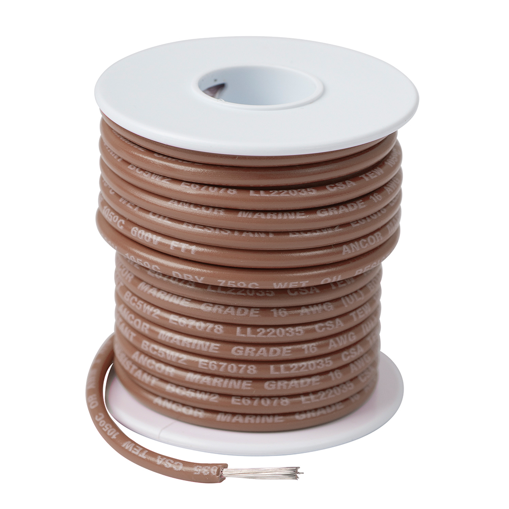 Ancor Tan 14 AWG Tinned Copper Wire - 500' 1 Ancor Tan 14 AWG Tinned Copper Wire - 500'