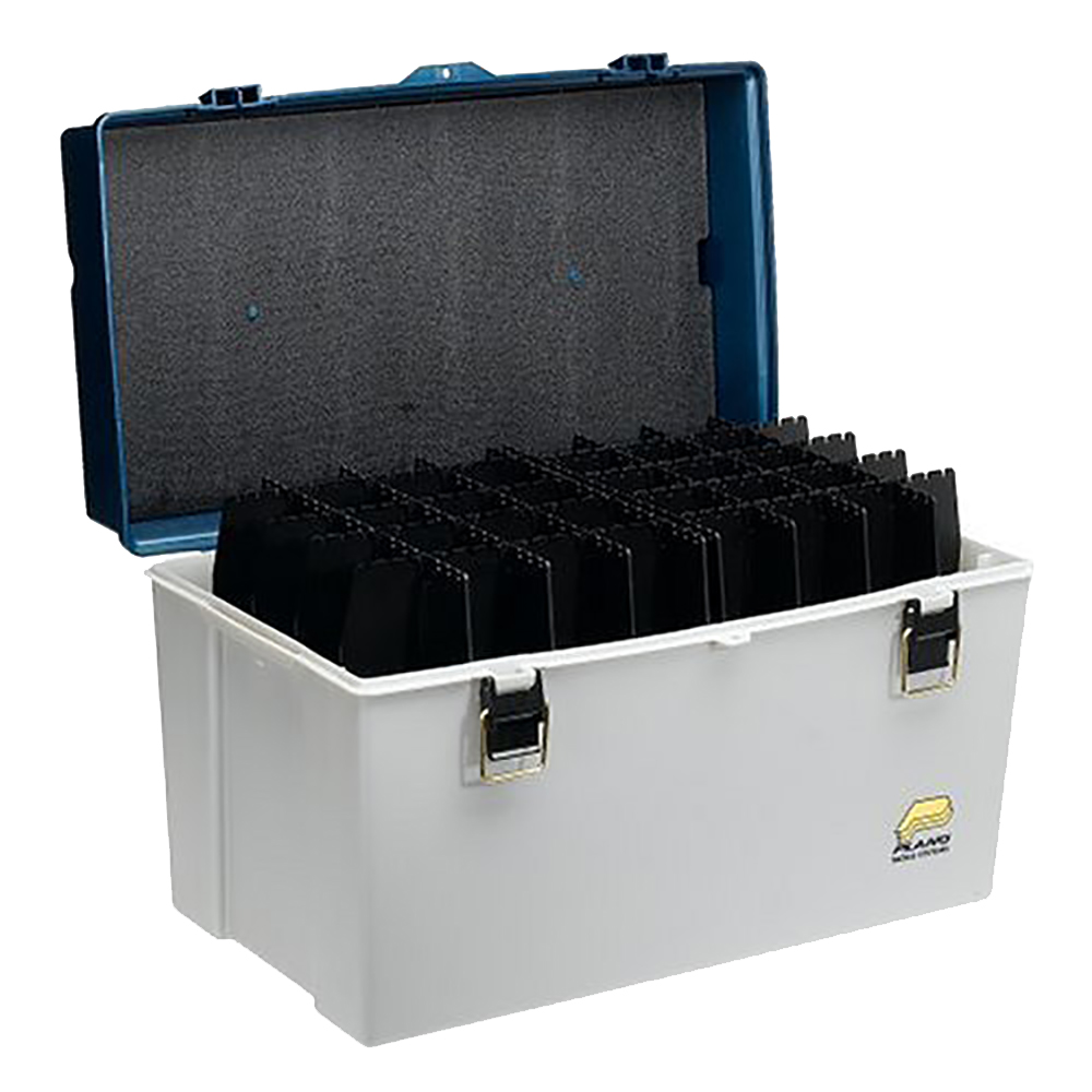 Plano Big Game Fishing Tackle Box - Silver/Blue Metallic 1 Plano Big Game Fishing Tackle Box - Silver/Blue Metallic