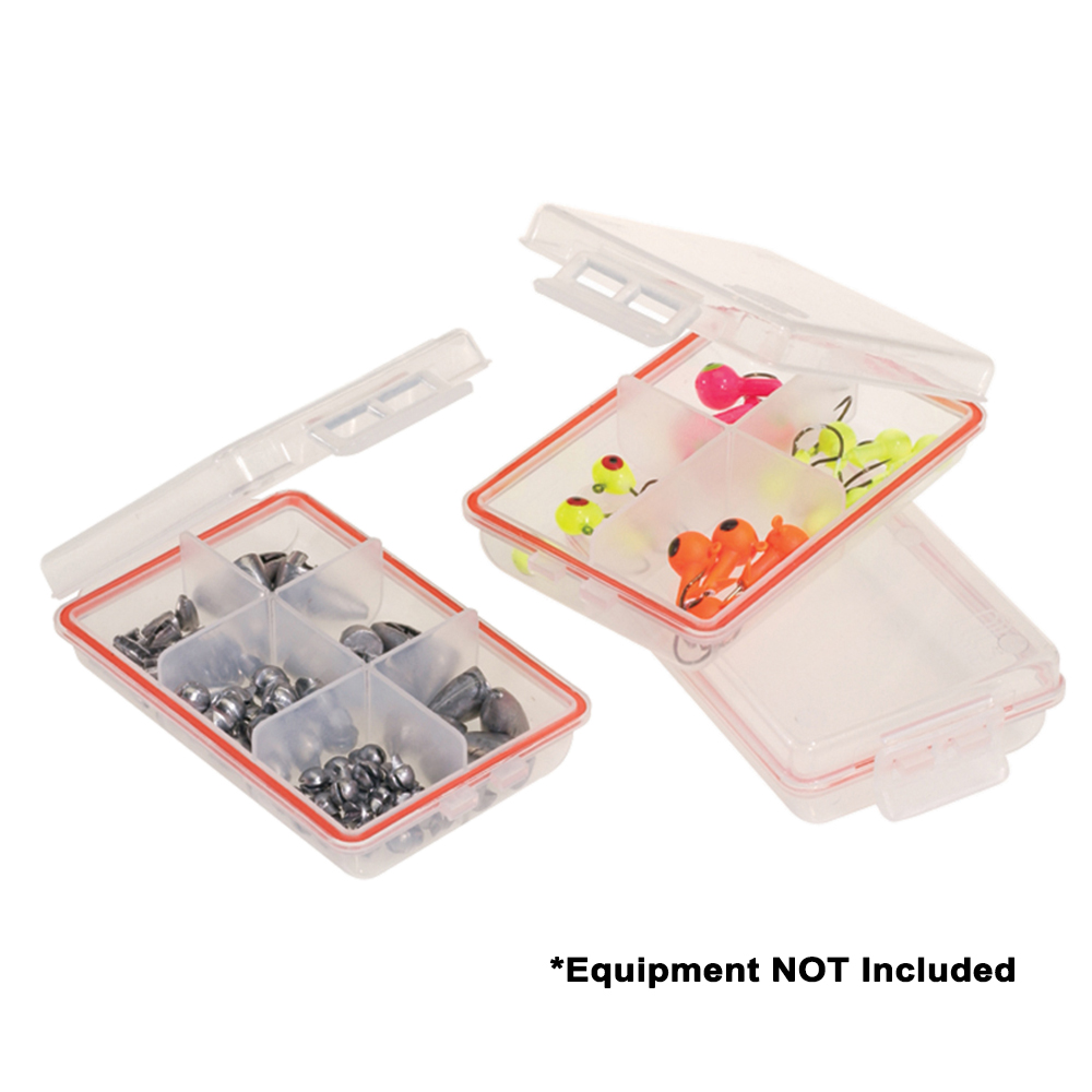 Plano Waterproof Terminal 3-Pack Fishing Tackle Boxes - Clear 1 Plano Waterproof Terminal 3-Pack Fishing Tackle Boxes - Clear