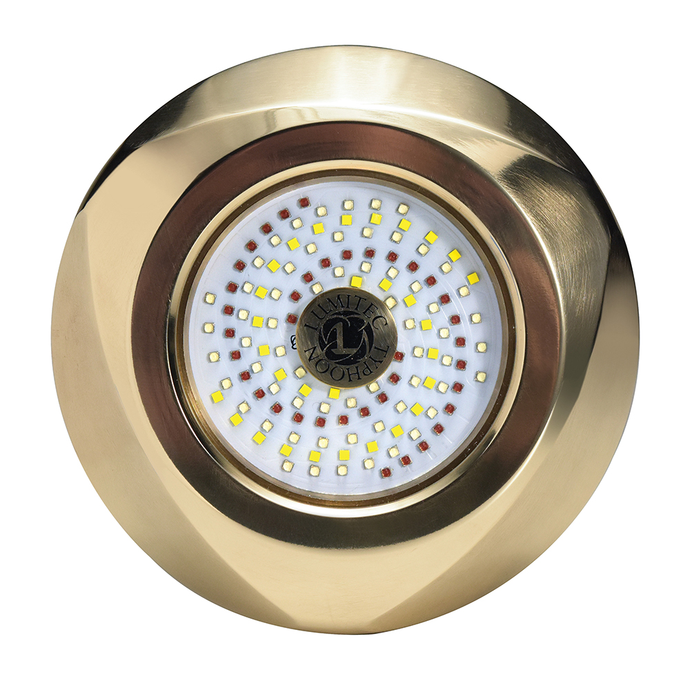 Lumitec SeaBlaze Typhoon Underwater Bronze Thru-Hull LED Light - White/Blue 1 Lumitec SeaBlaze Typhoon Underwater Bronze Thru-Hull LED Light - White/Blue