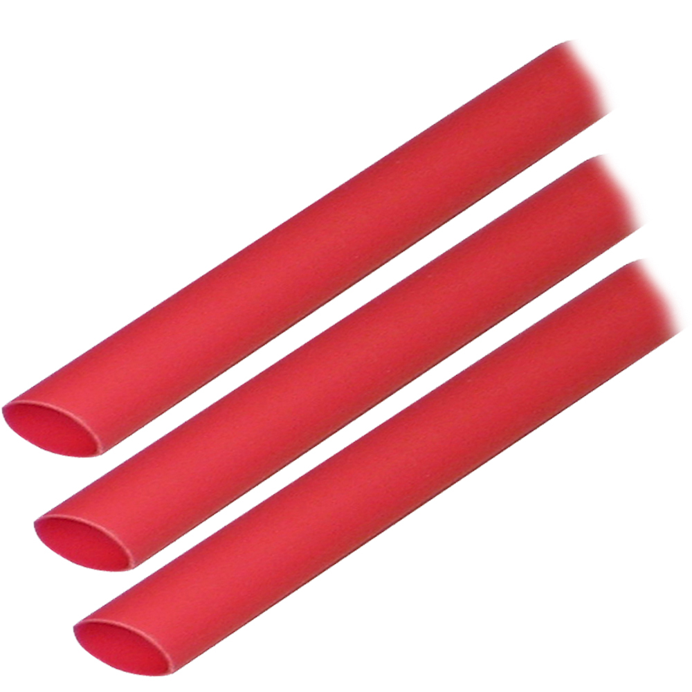 Ancor Heat Shrink Tubing 3/16" x 3" - Red - 3 Pieces 1 Ancor Heat Shrink Tubing 3/16" x 3" - Red - 3 Pieces