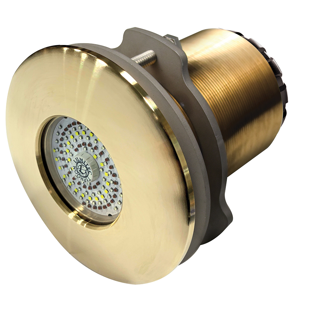 Lumitec SeaBlaze Typhoon Underwater Light - Bronze Thru-Hull LED Light - Spectrum RGBW - Flush Mount 1 Lumitec SeaBlaze Typhoon Underwater Light - Bronze Thru-Hull LED Light - Spectrum RGBW - Flush Mount