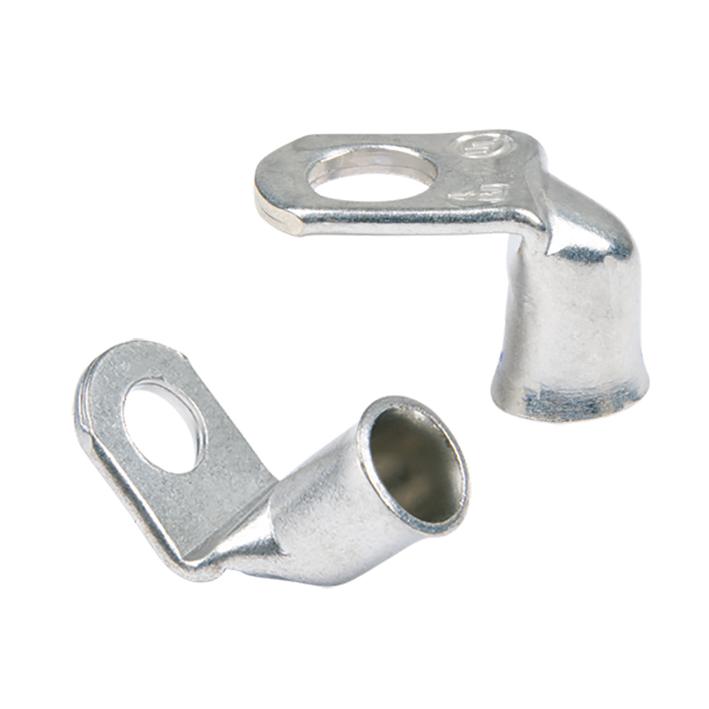 Ancor 90° Tinned Copper Lug #4 - 3/8" - 2 - Piece 1 Ancor 90° Tinned Copper Lug #4 - 3/8" - 2 - Piece