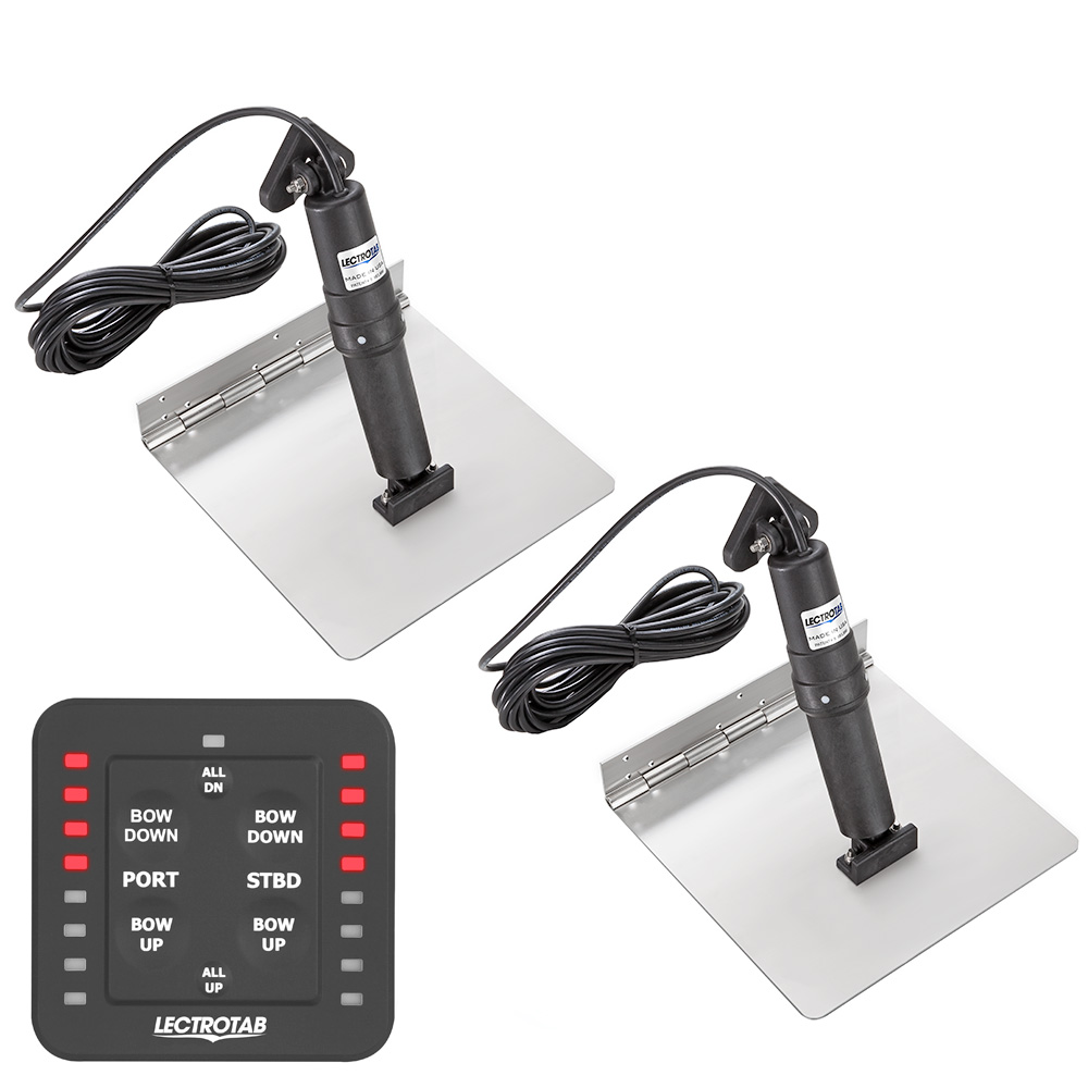 Lectrotab XKA Stainless Steel Trim Tab Kit with One-Touch Control, 12 x 24 1 Lectrotab XKA Stainless Steel Trim Tab Kit with One-Touch Control, 12 x 24